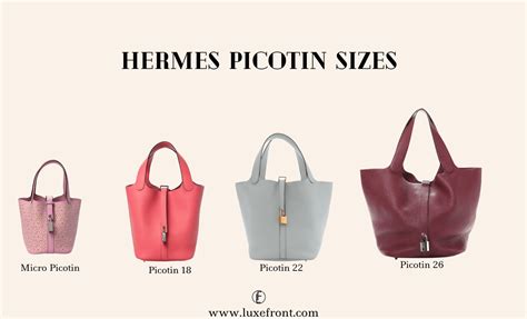 hermes picotin fashion|Hermes picotin size chart.